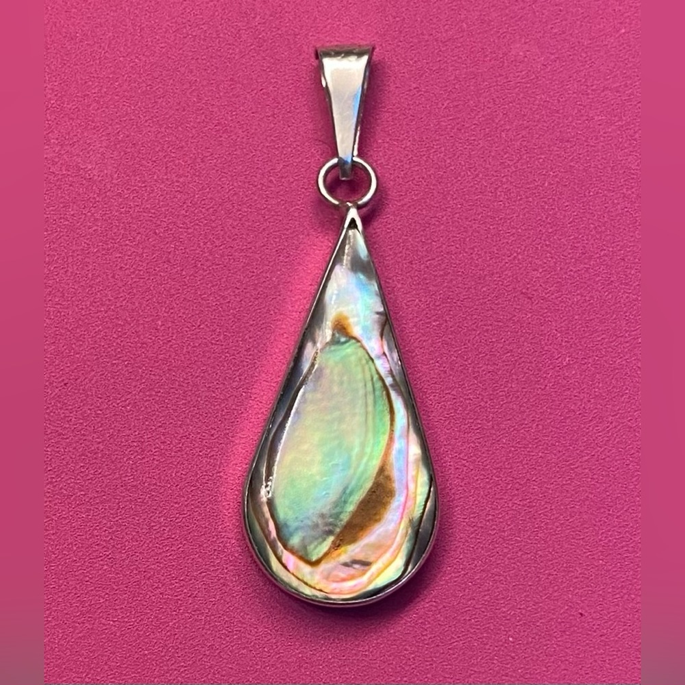 Abalone & Sterling Silver Pendant